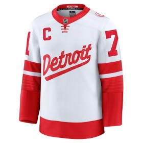Detroit Red Wings Hockeydrakt Fanatics Premium NHL Stadium Series Dylan Larkin 2024-25 Hvit - Herre